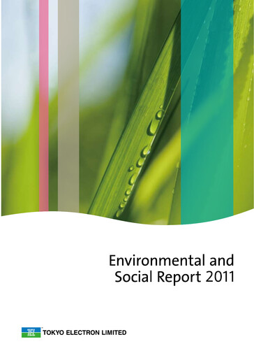 Thumbnail Tokyo Electron Sustainability Report 2011