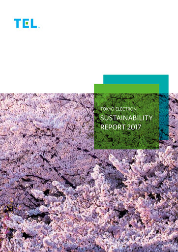 Thumbnail Tokyo Electron Sustainability Report 2017