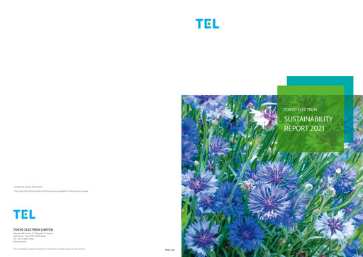 Thumbnail Tokyo Electron Sustainability Report 2021