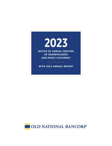 Thumbnail Old National Bank
 Annual Report 2022