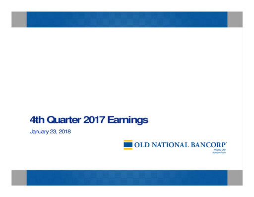 Thumbnail Old National Bank
 Quarterly Report 2017-q4