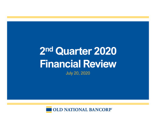 Thumbnail Old National Bank
 Quarterly Report 2020-q2