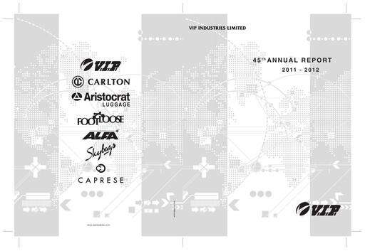 Miniature VIP Industries
 Rapport annuel 2011-2012