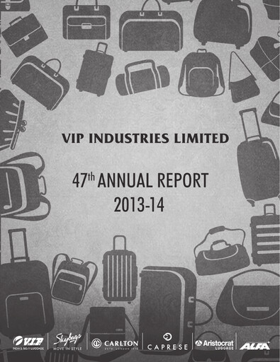 Miniature VIP Industries
 Rapport annuel 2013-2014