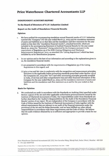 Thumbnail VIP Industries
 Financial Statement 2024-2025