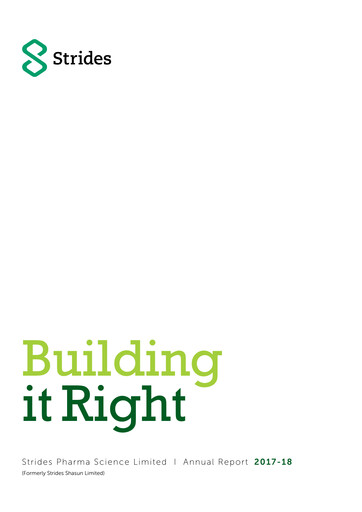 Thumbnail Strides Pharma Annual Report 2017-2018