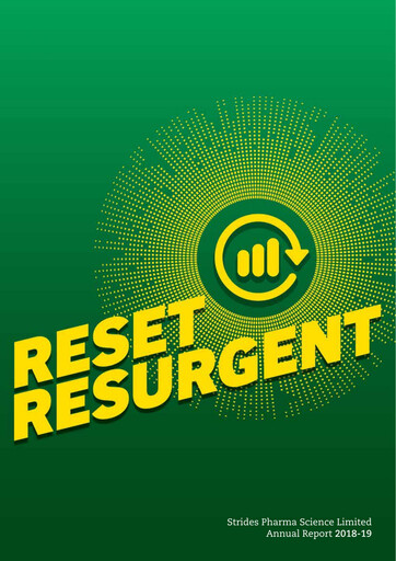 Thumbnail Strides Pharma Annual Report 2018-2019