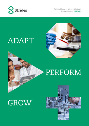 Thumbnail Strides Pharma Annual Report 2020-2021