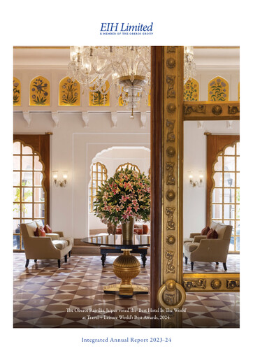 Thumbnail EIH Limited Annual Report 2023-2024