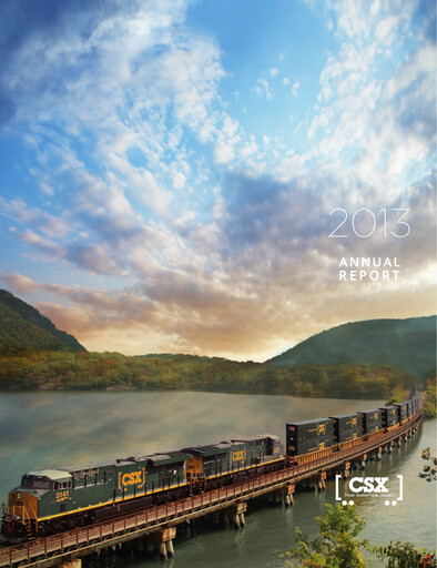 Thumbnail CSX Corporation Annual Report 2013