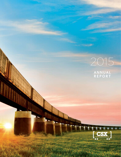 Thumbnail CSX Corporation Annual Report 2015