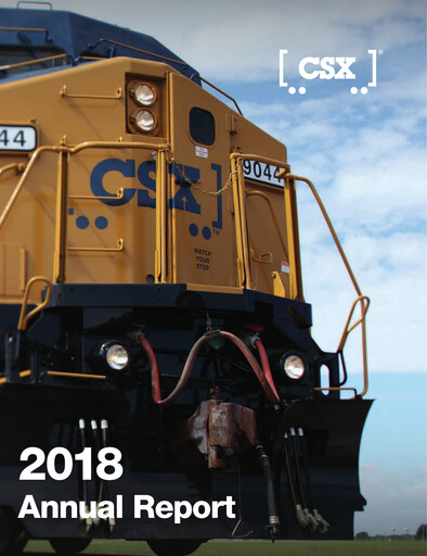 Thumbnail CSX Corporation Annual Report 2018