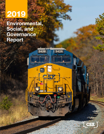 Thumbnail CSX Corporation ESG Report 2019