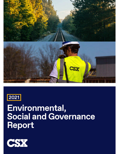 Thumbnail CSX Corporation ESG Report 2021