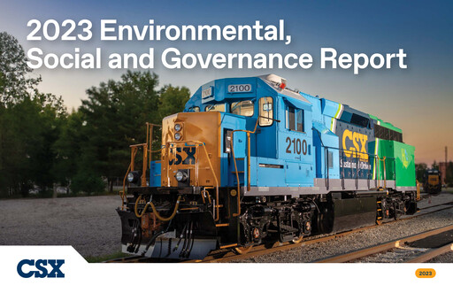 Thumbnail CSX Corporation ESG Report 2023