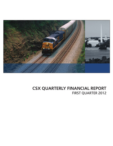 Thumbnail CSX Corporation Quarterly Report 2012-q1