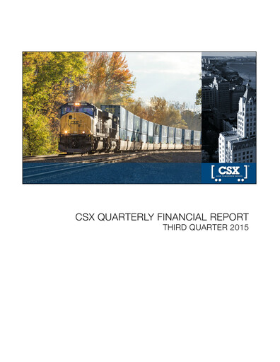 Thumbnail CSX Corporation Quarterly Report 2015-q3
