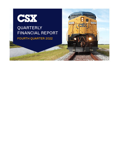 Thumbnail CSX Corporation Quarterly Report 2022-q4