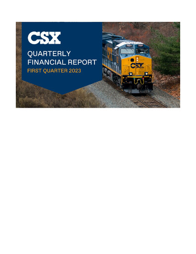 Thumbnail CSX Corporation Quarterly Report 2023-q1