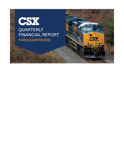 Thumbnail CSX Corporation Quarterly Report 2025-q3