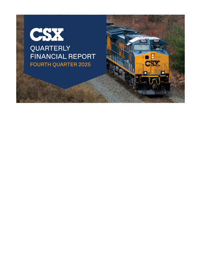 Thumbnail CSX Corporation Quarterly Report 2025-q4