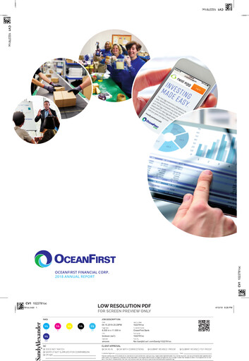 Thumbnail OceanFirst Financial Annual Report 2018