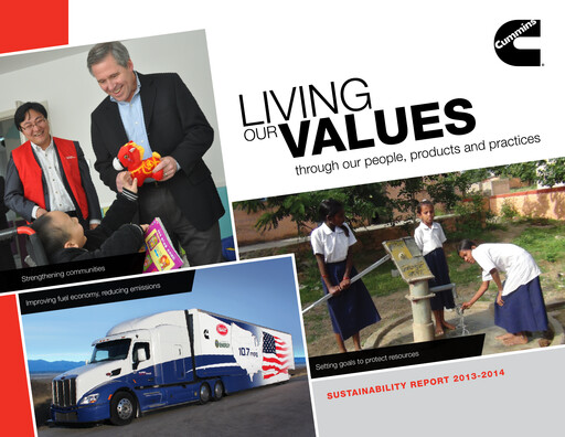 Thumbnail Cummins
 Sustainability Report 2013-2014