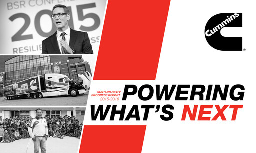 Thumbnail Cummins
 Sustainability Report 2015-2016