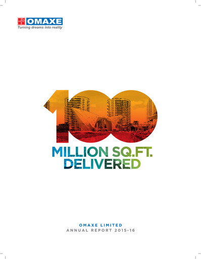 Thumbnail Omaxe
 Annual Report 2015-2016