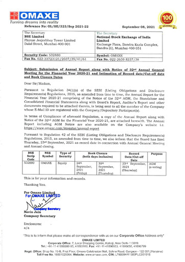 Miniature Omaxe
 Rapport annuel 2020-2021