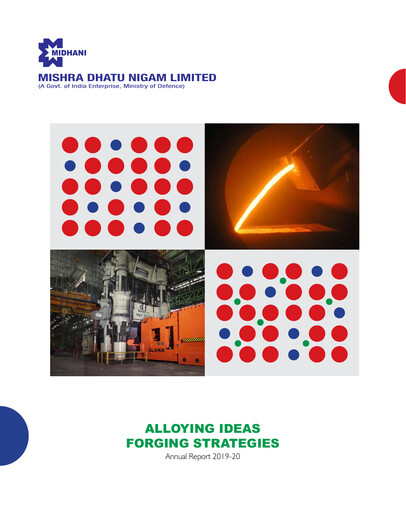 Thumbnail Mishra Dhatu Nigam Annual Report 2019-2020