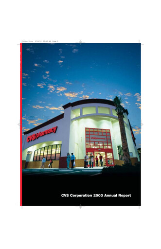 Thumbnail CVS Health Annual Report 2003