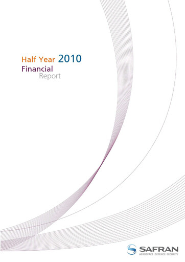 Thumbnail Safran Half-year Report 2010