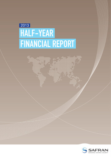 Thumbnail Safran Half-year Report 2013