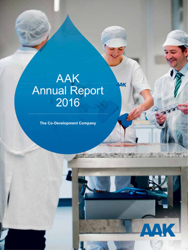Thumbnail AAK
 Annual Report 2016