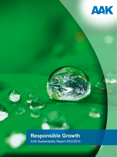 Thumbnail AAK
 Sustainability Report 2012-2013