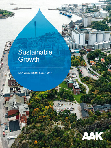 Thumbnail AAK
 Sustainability Report 2017