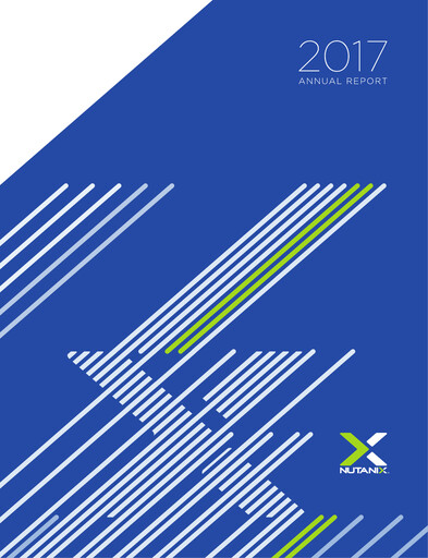 Thumbnail Nutanix Annual Report 2017