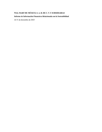 Vorschaubild Walmex Nachhaltigkeitsbericht 2025