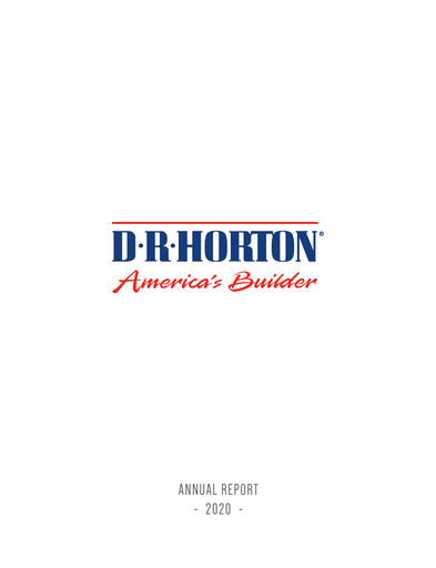 Thumbnail D. R. Horton
 Annual Report 2020