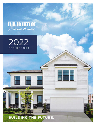 Thumbnail D. R. Horton
 ESG Report 2022