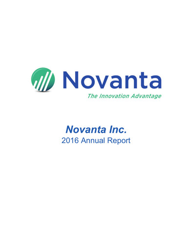 Thumbnail Novanta Annual Report 2016