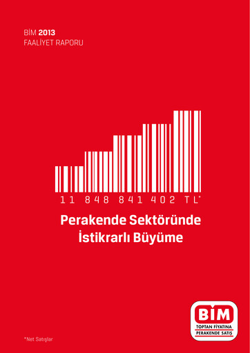 Thumbnail BİM Birleşik Mağazalar Annual Report 2013