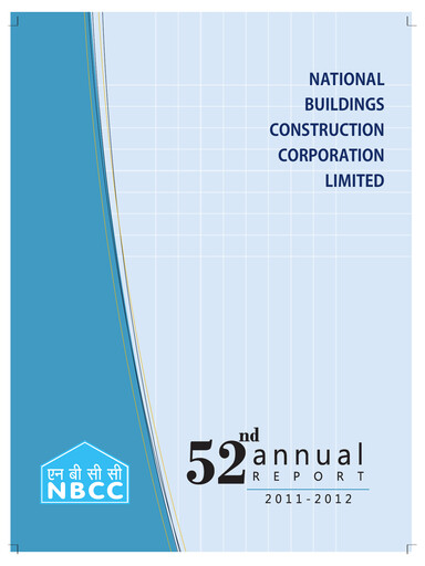 Miniature NBCC India Rapport annuel 2011-2012