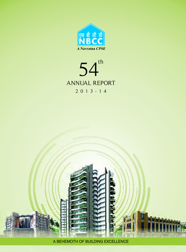 Miniature NBCC India Rapport annuel 2013-2014