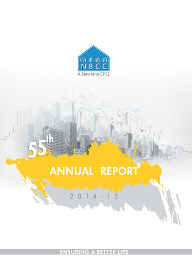 Miniature NBCC India Rapport annuel 2014-2015