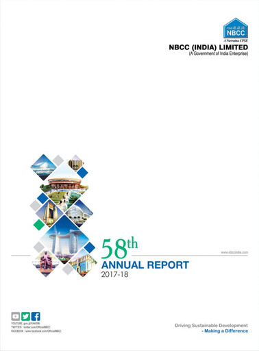 Miniature NBCC India Rapport annuel 2017-2018