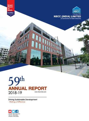Miniature NBCC India Rapport annuel 2018-2019