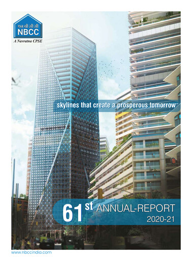 Miniature NBCC India Rapport annuel 2020-2021