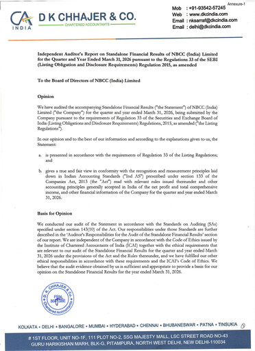 Thumbnail NBCC India Quarterly Report 2026-q4